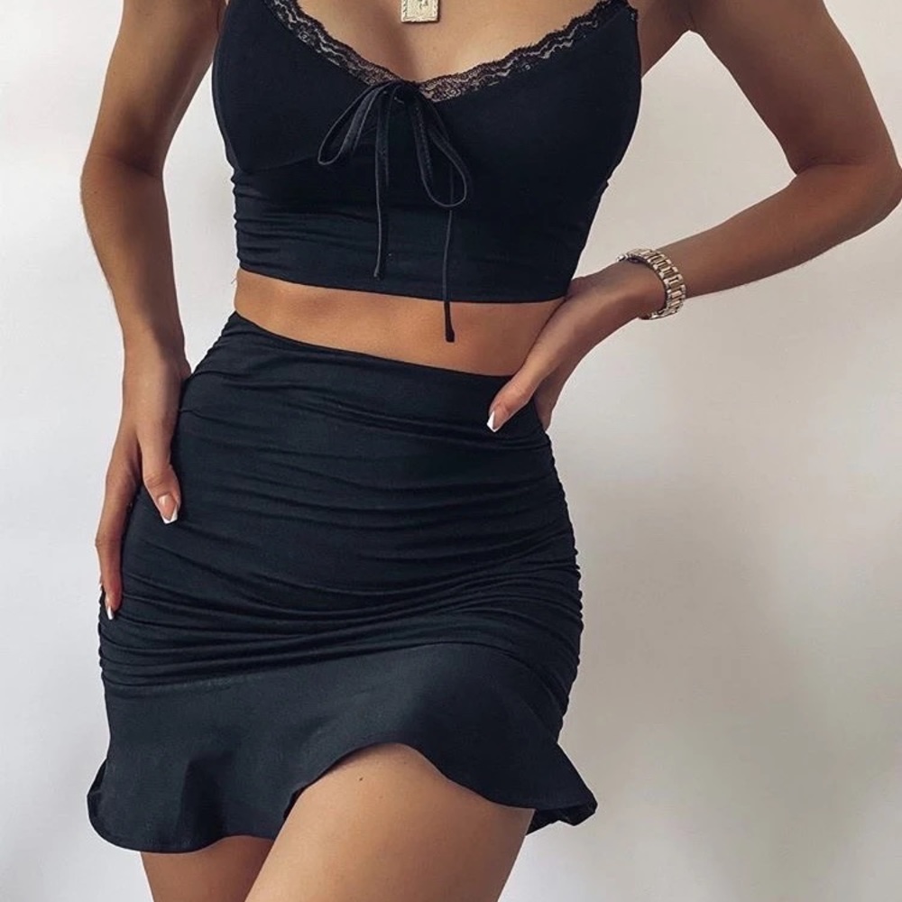 TigerMist Black Skirt